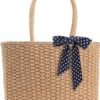 ChicDivine Zipper Straw Purse 1