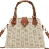 Large Capacity Rattan Travel Handbag 1